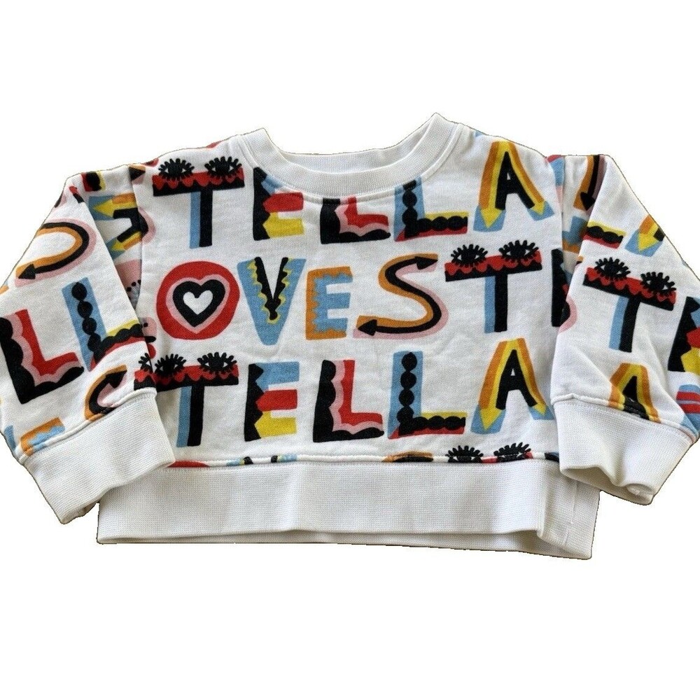Stella McCartney Kids Multicolor Cotton Sweatshirt 2 Years - Picture 2 of 11